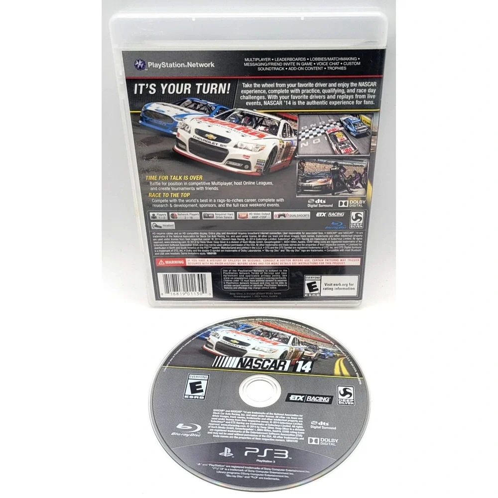 NASCAR 14 2014 Sony PlayStation 3 PS3‎ Video Game Tony Stewart